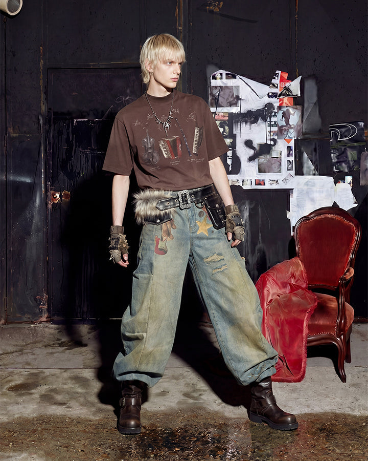 Wasteland Washed Heavyweight T-Shirt New