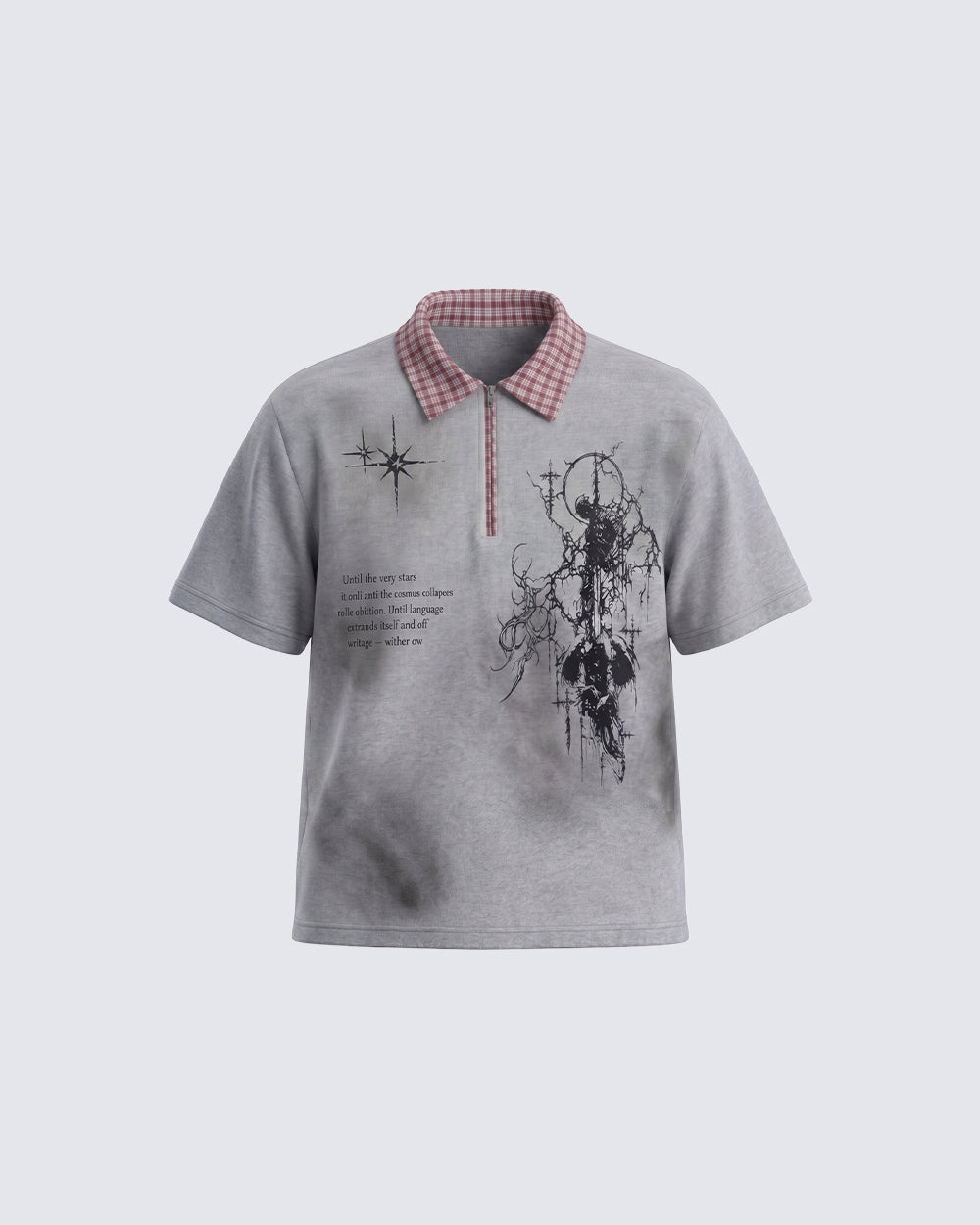 Dark Retro Star Graphic New Polo Shirt