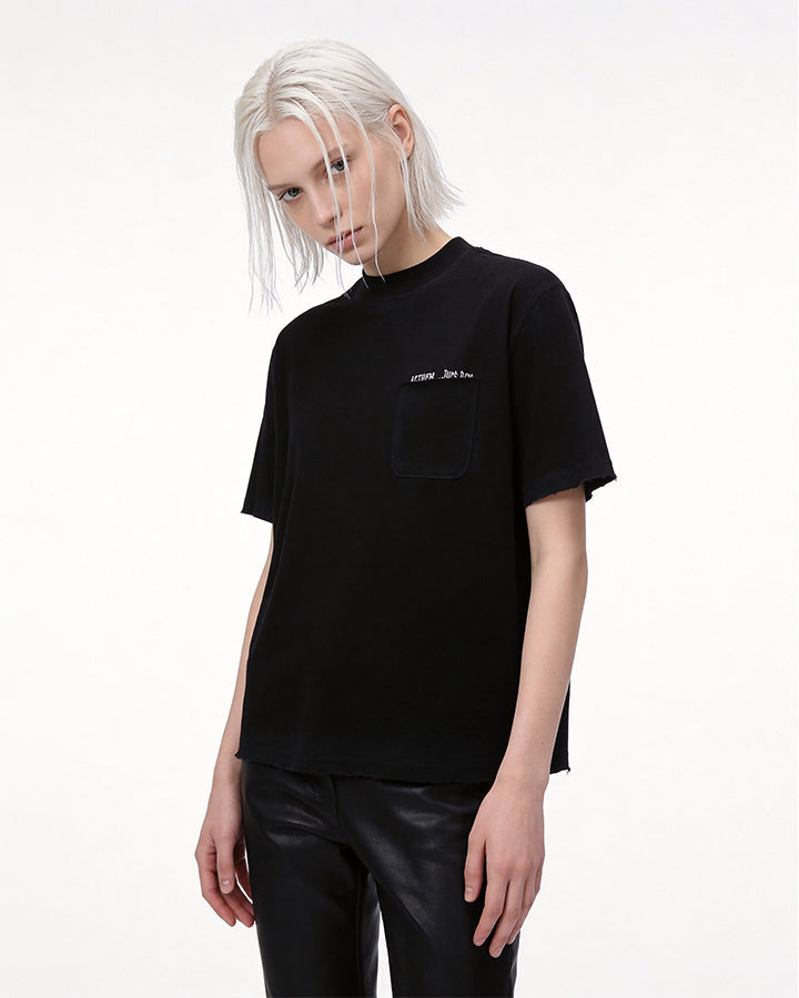 Soft Washed Minimal Pocket Short Sleeve Tee