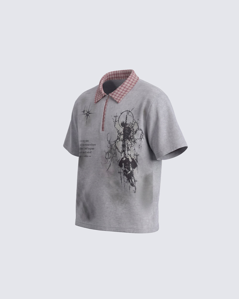Dark Retro Star Graphic New Polo Shirt
