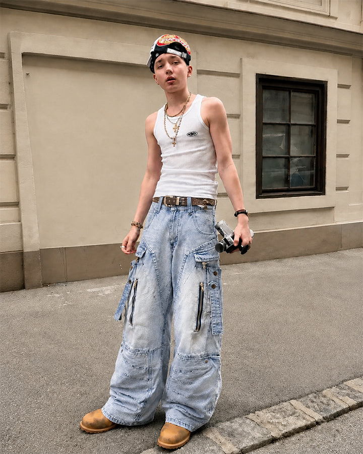 American Heavy-Duty High-Street New Jeans