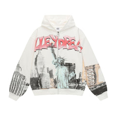Vale Forever Washed City Graphic Hoodie
