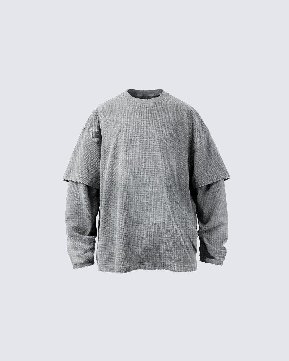Waffle Layered Vintage Tee