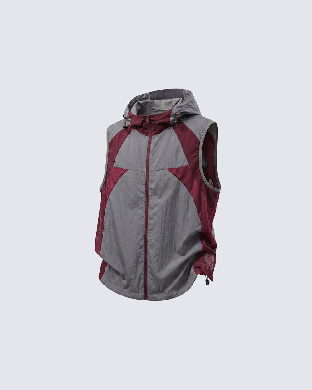 Detachable Vest Mesh Breathable Hooded Sun Protection Jacket