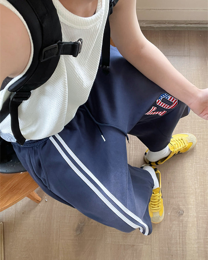 American Retro Sporty Layered Shorts New