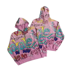 Vale Forever Pink Graffiti Dreams Hoodie