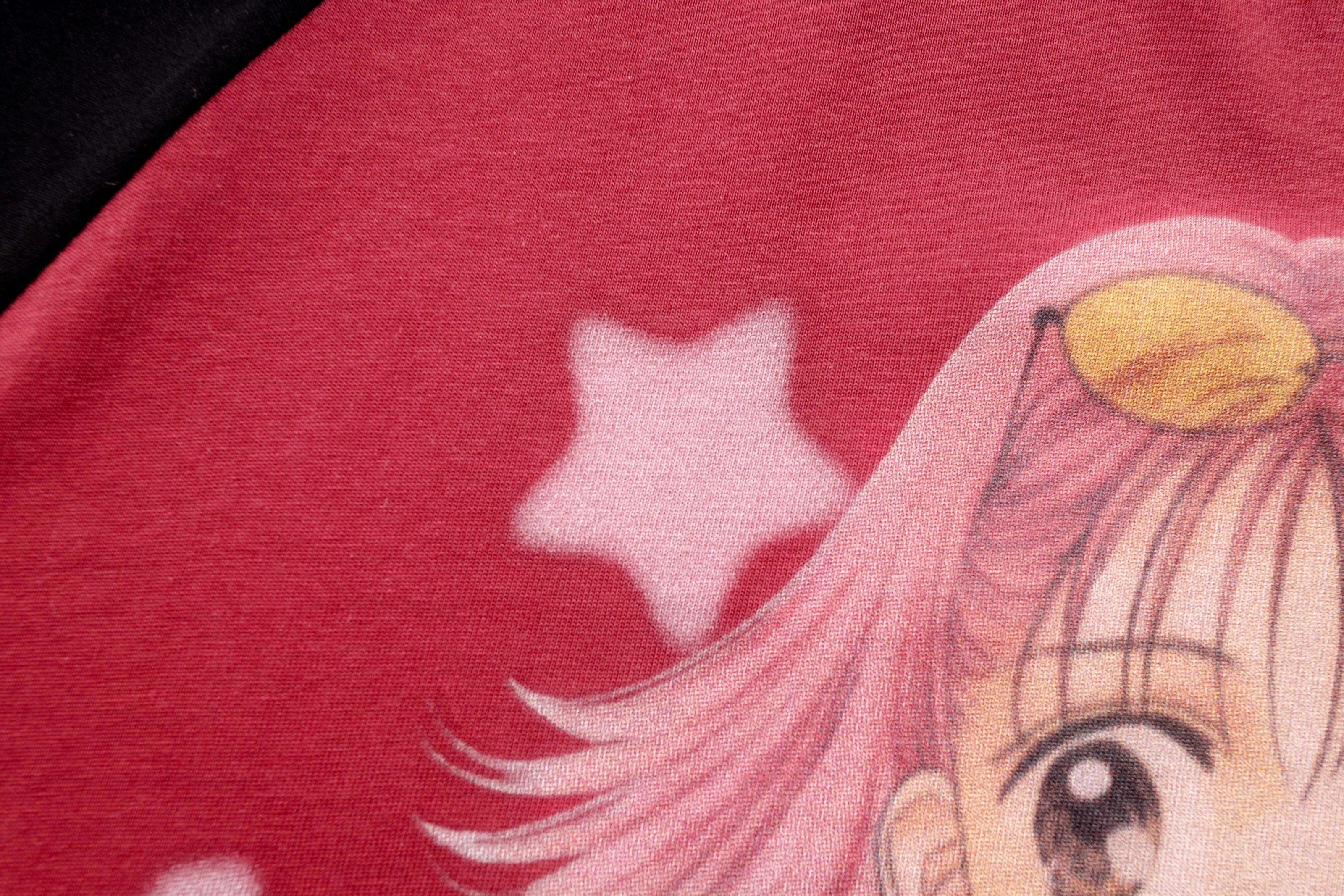 Omirad Anime Graphic Raglan Long Sleeve Tee