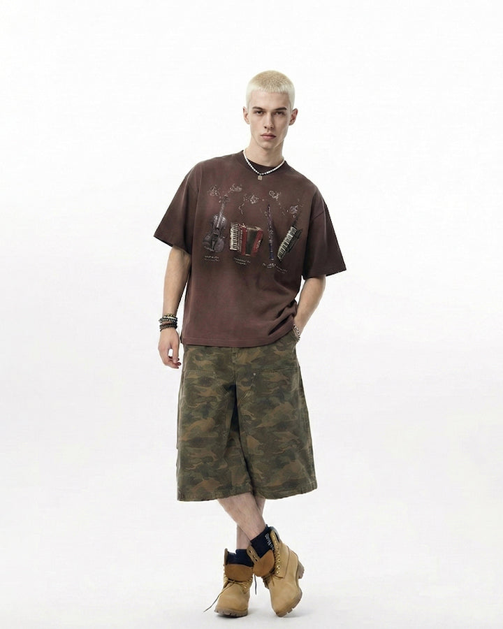 Wasteland Washed Heavyweight T-Shirt New