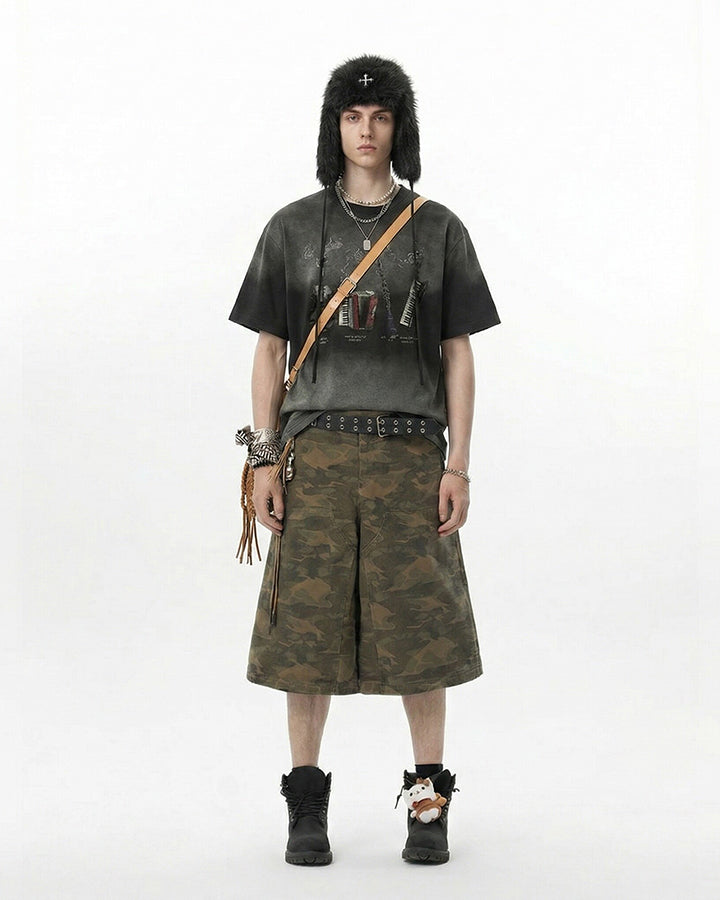 Wasteland Washed Heavyweight T-Shirt New