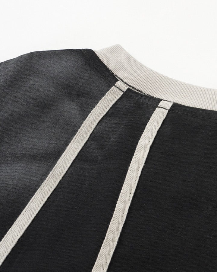 American Vintage Contrast Stitch Graphic Tee
