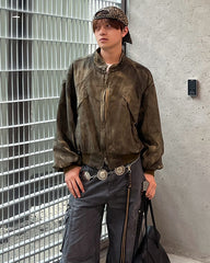 Post-Apocalyptic Dyed Cotton Jacket
