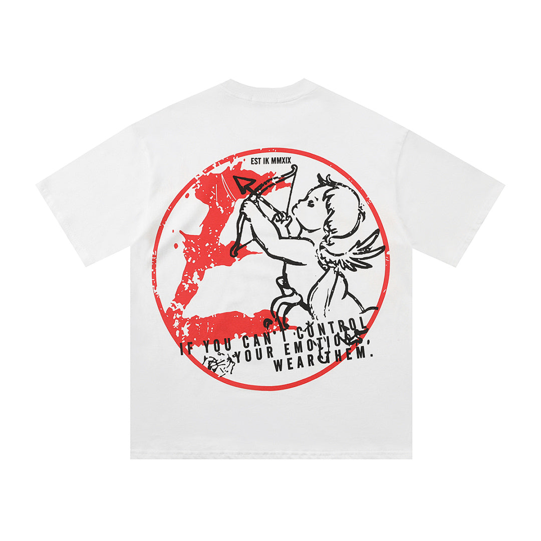 Mixed Emotion Distressed Graphic Tee