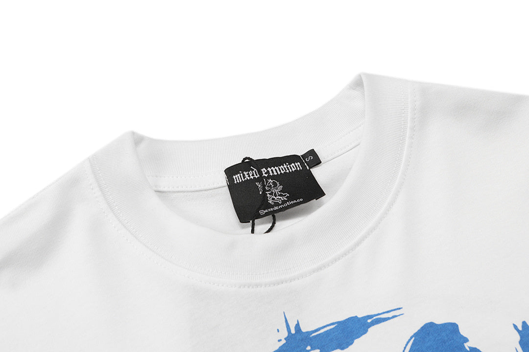 Mixed Emotion Distressed Graphic Tee