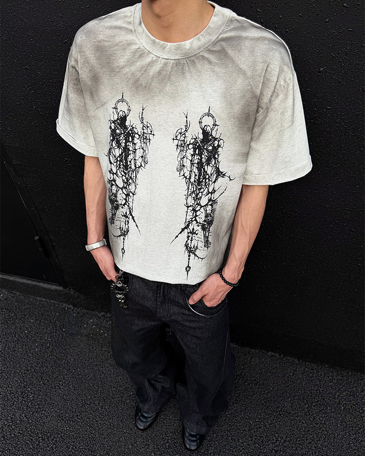 American Black Metal Graffiti T-Shirt