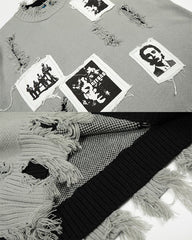 Heavy Design Statement Knit Sweater