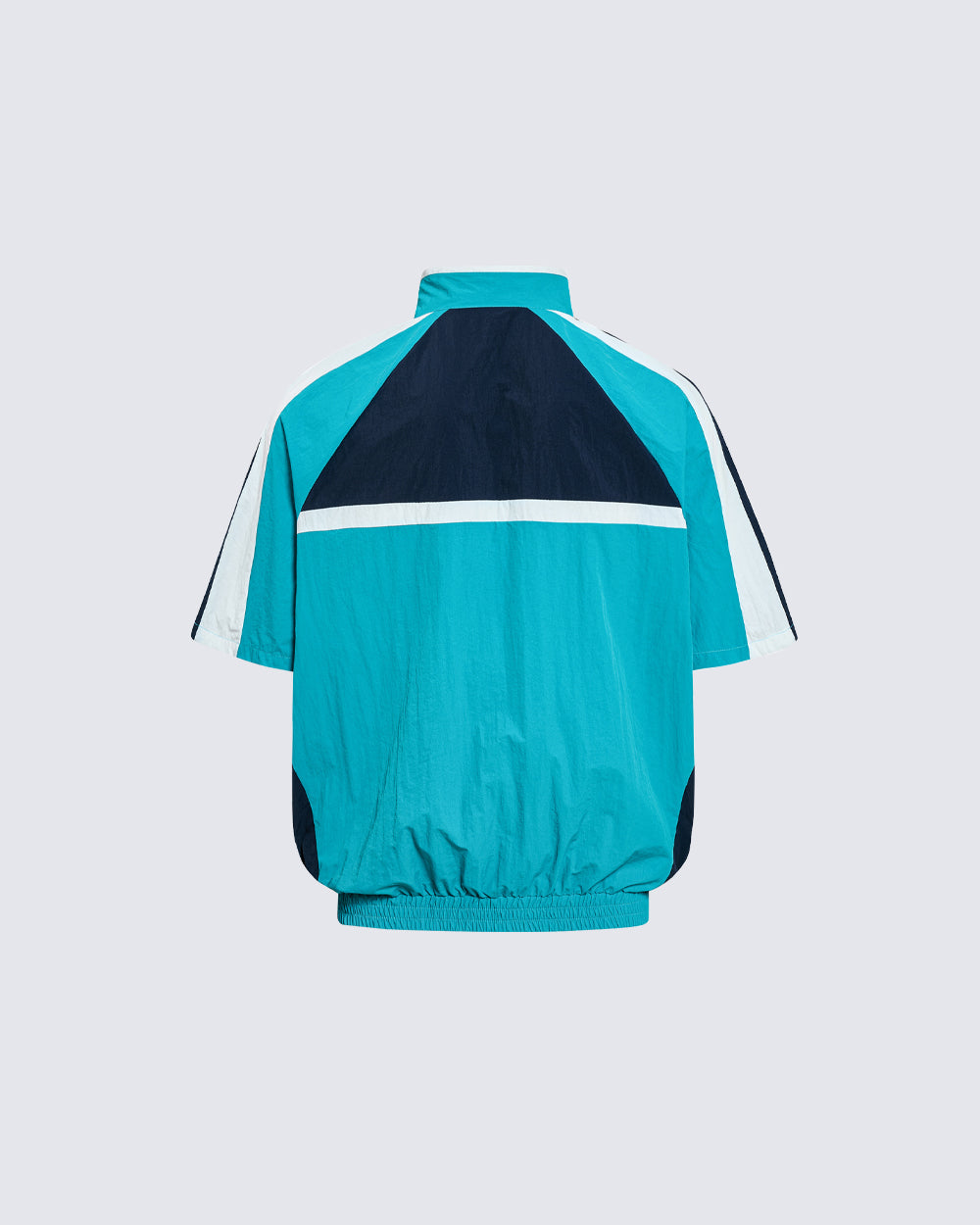 American Retro Embroidered Color-Blocked Deconstructed Flight Jacket