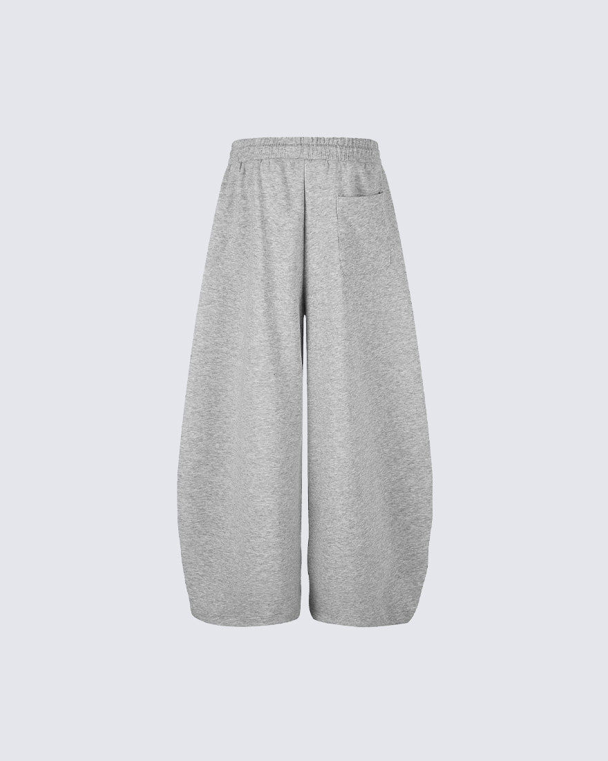 American Retro Trendy Brand Curved Wide-Leg Pants