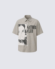 Retro American Plaid Design Shirt
