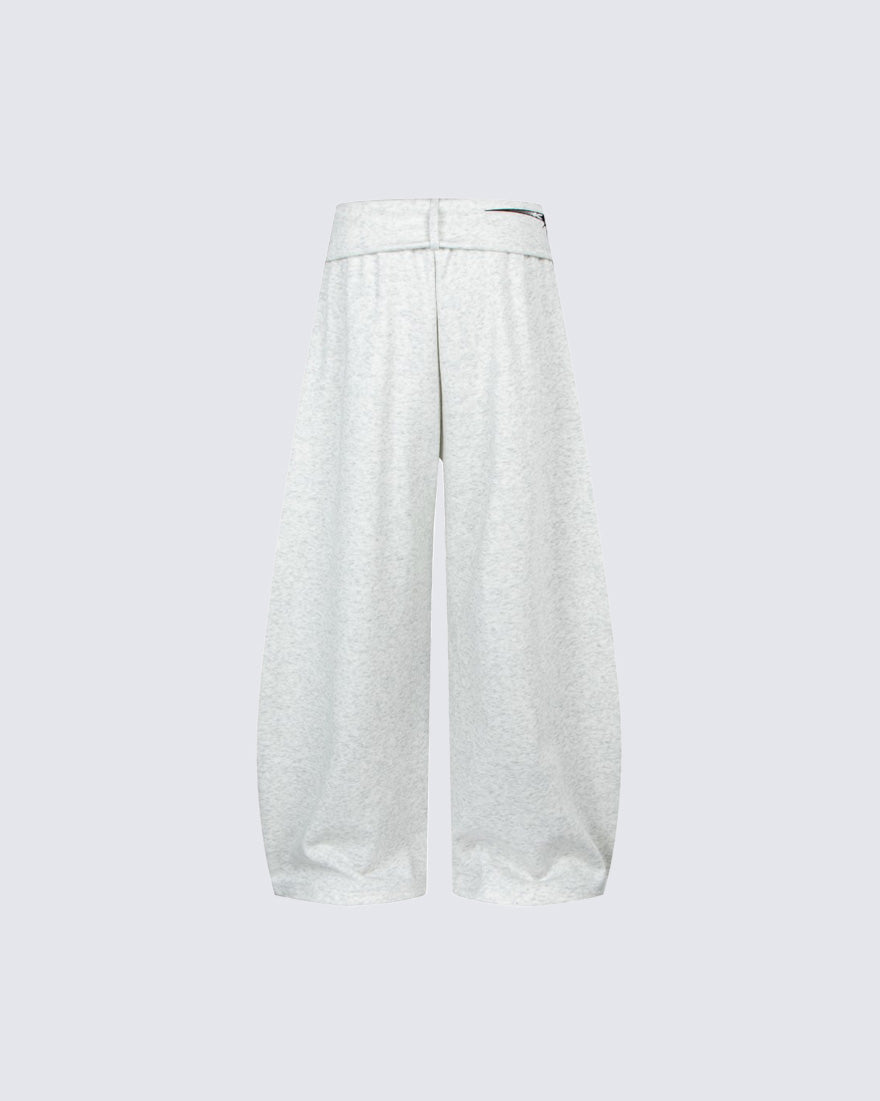 American High-Street Gothic Pattern Wide-Leg Sweatpants