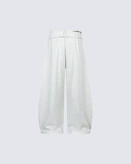 American High-Street Gothic Pattern Wide-Leg Sweatpants