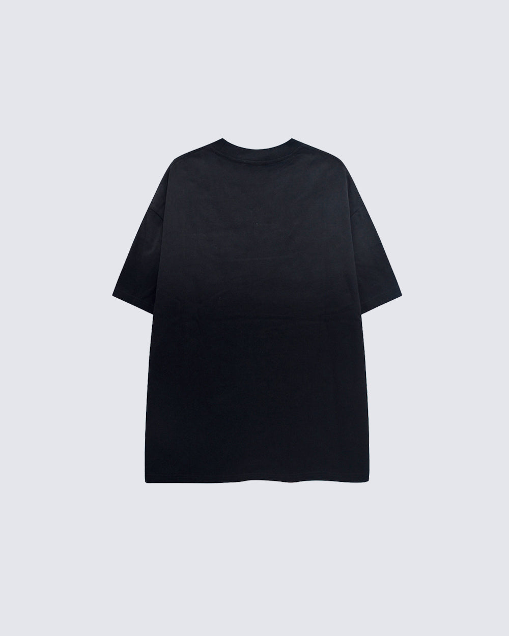 Gradient Gothic Cross Graphic Oversized T-shirt