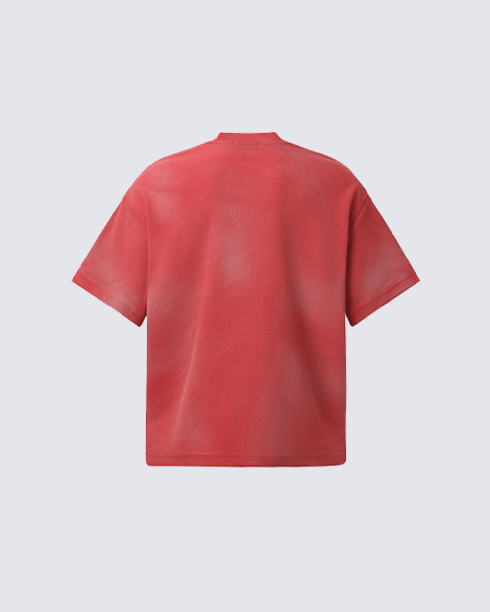 American Retro Street Style Distressed Printed Short T-Shirt