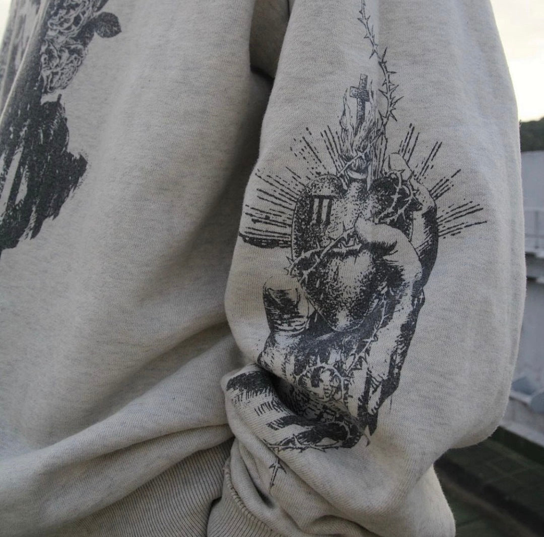 Saint Michael ST49 Jesus Artwork Graphic Sweatshirt