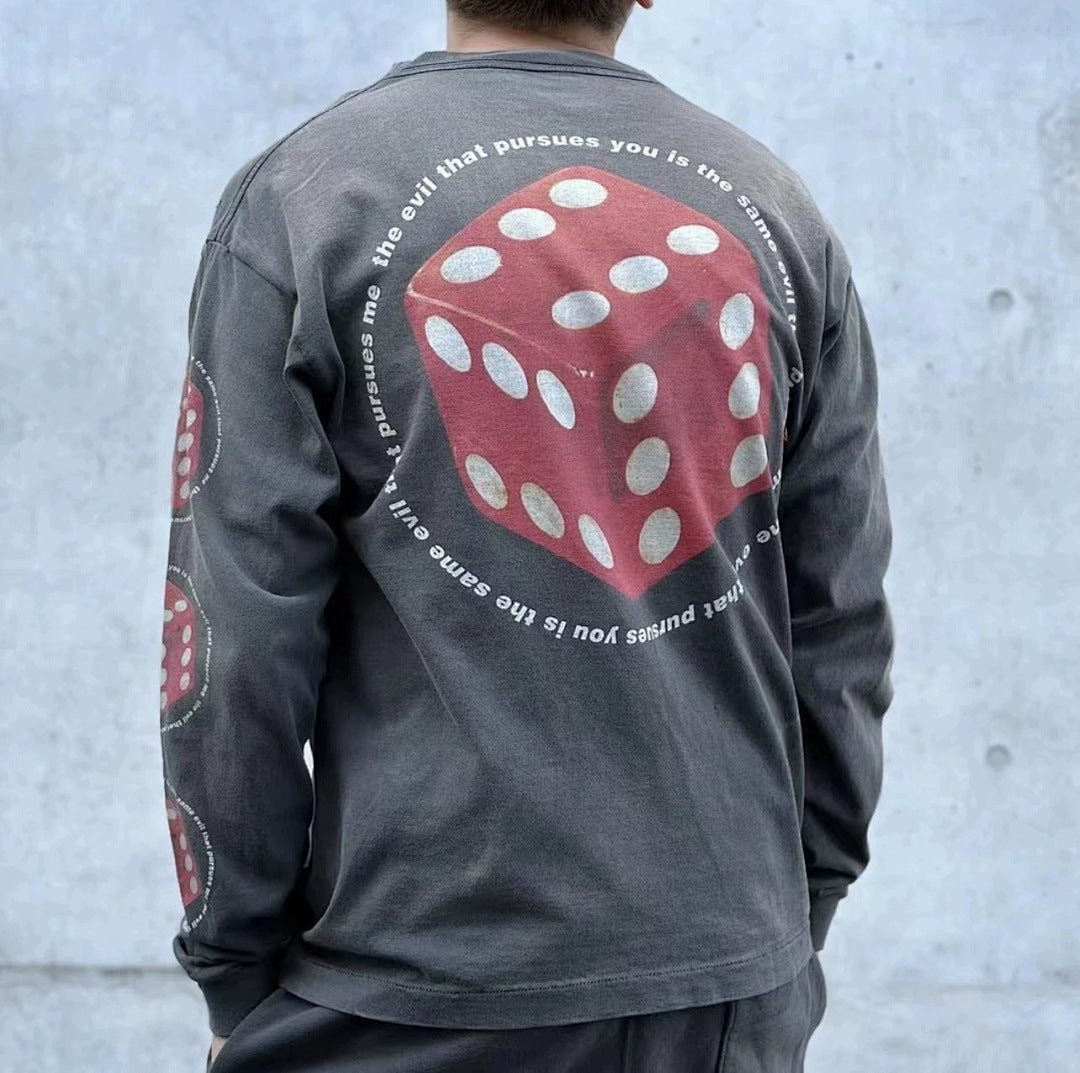 Saint Michael Graphic Long Sleeve T-Shirt