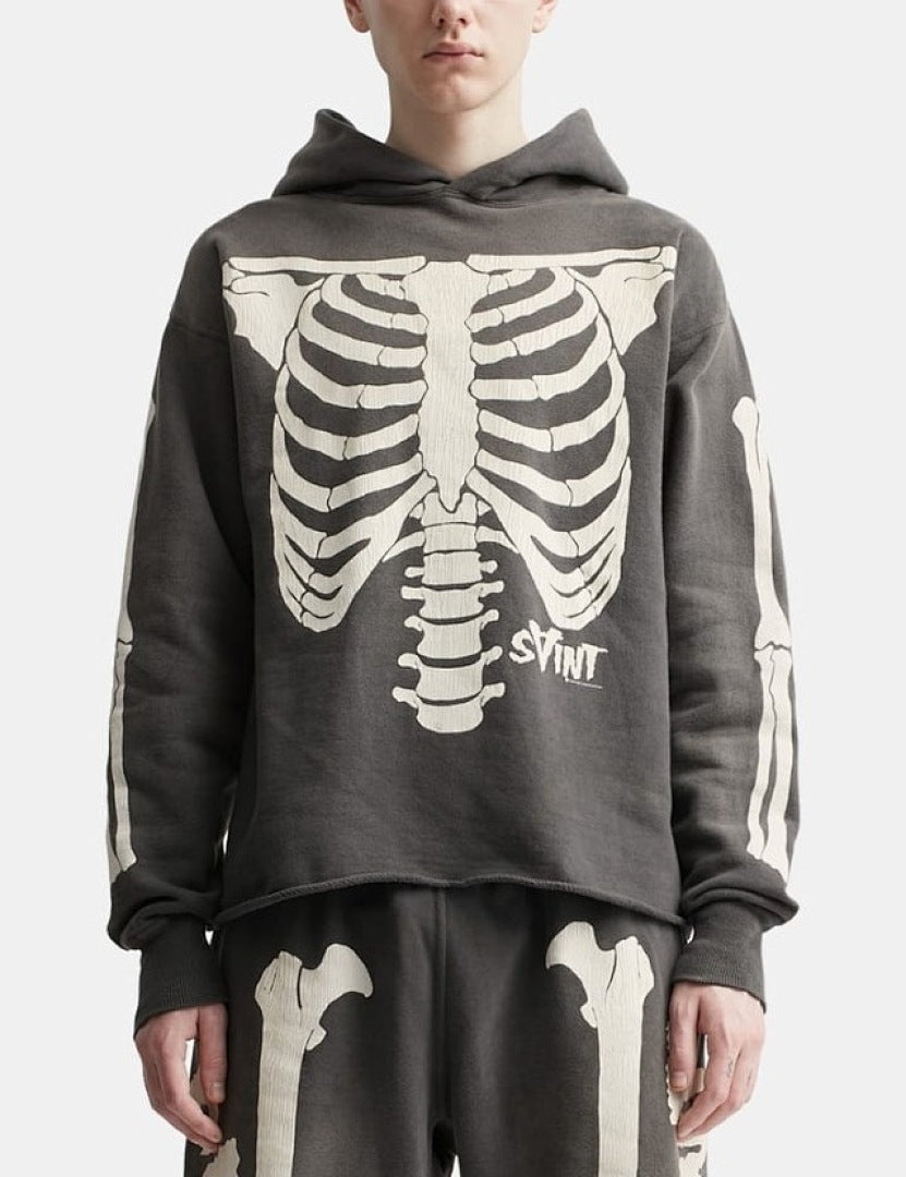 Saint Michael ST148 Skeleton Graphic Hoodie