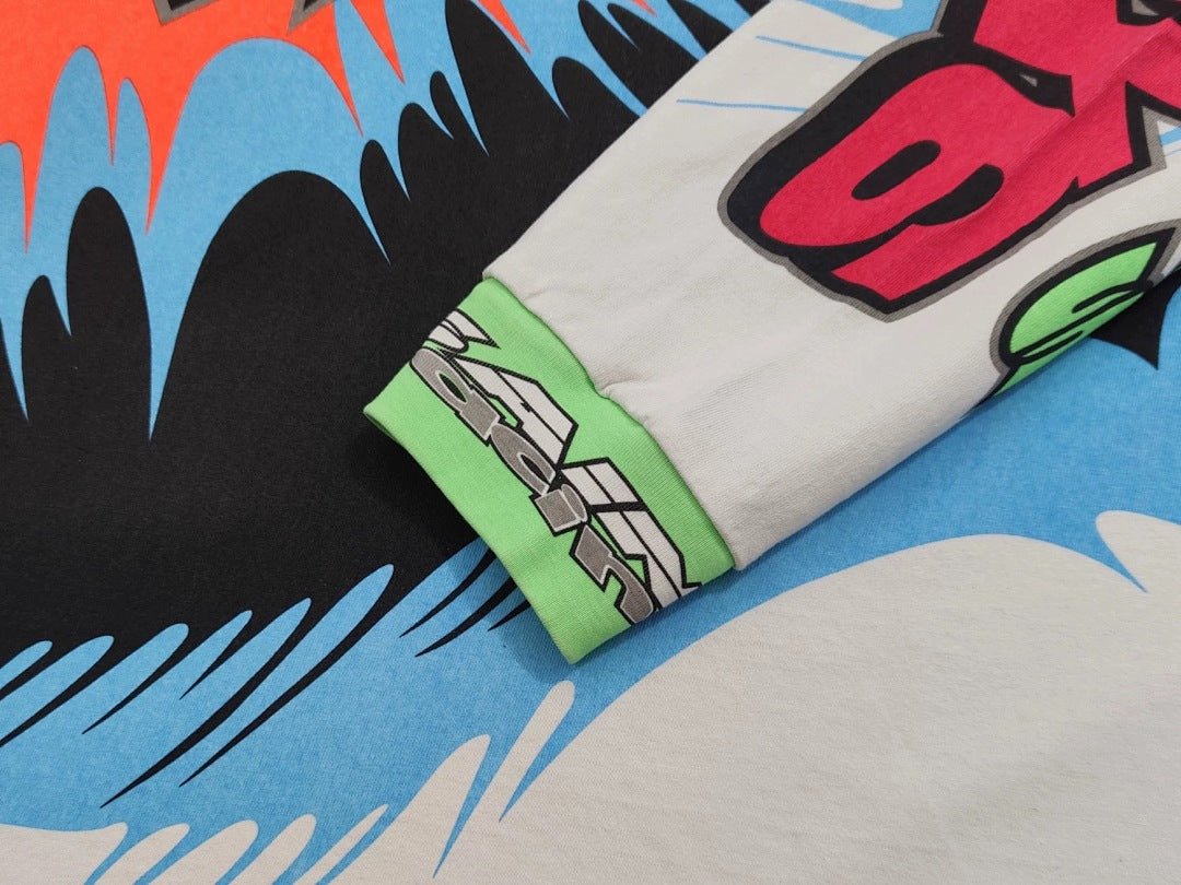 Saint Michael Bold Racing Graphic Long Sleeve Jersey