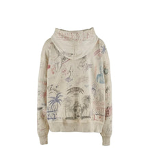 Saint Michael ST914 Graffiti Multi-Print Hoodie