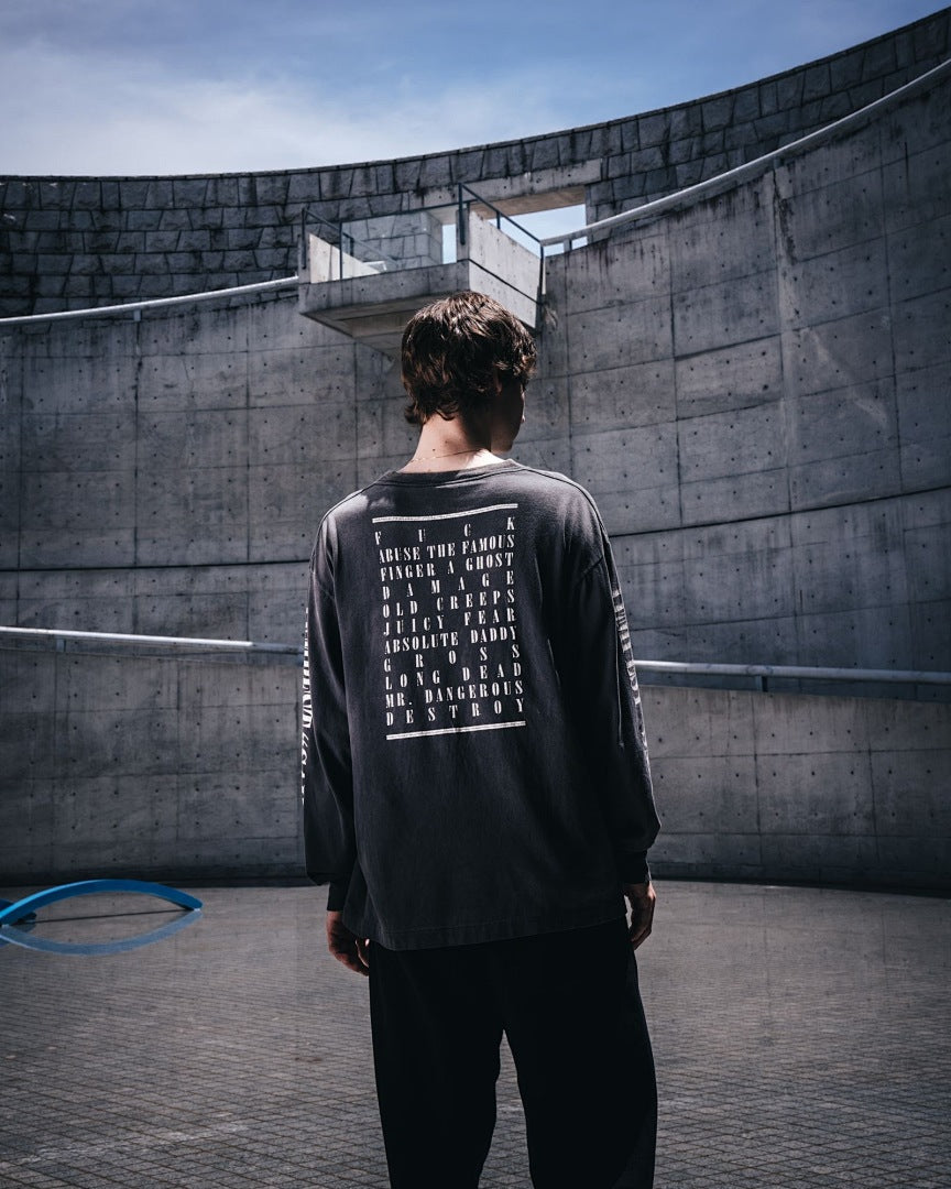 Saint Michael Tempest Graphic & Back Script Sweatshirt