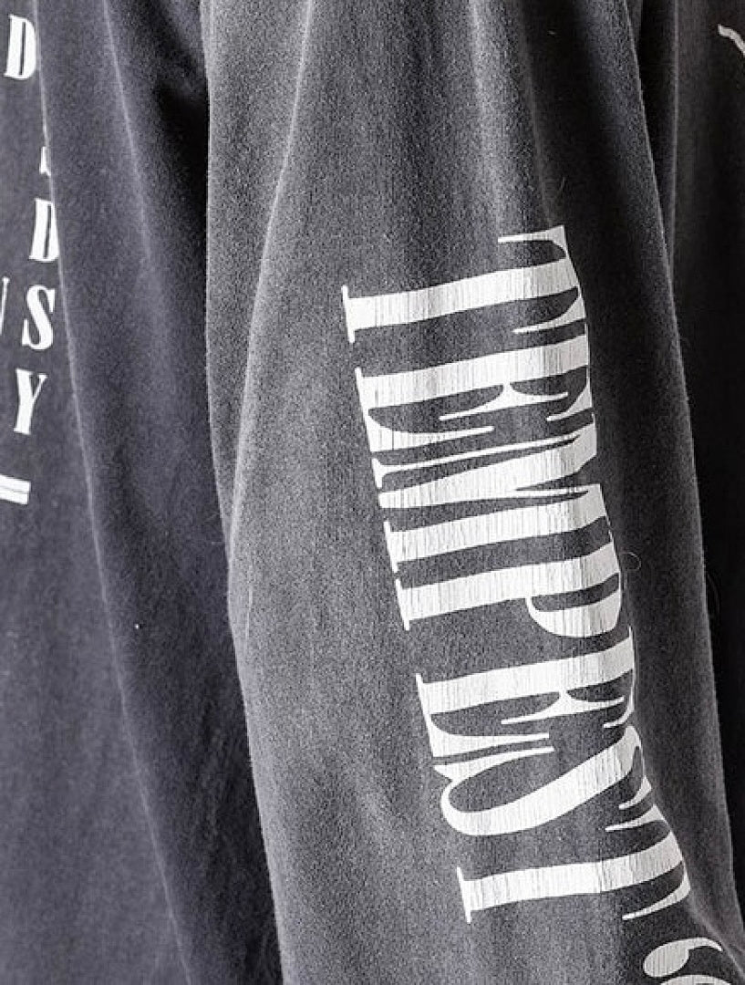 Saint Michael Tempest Graphic & Back Script Sweatshirt