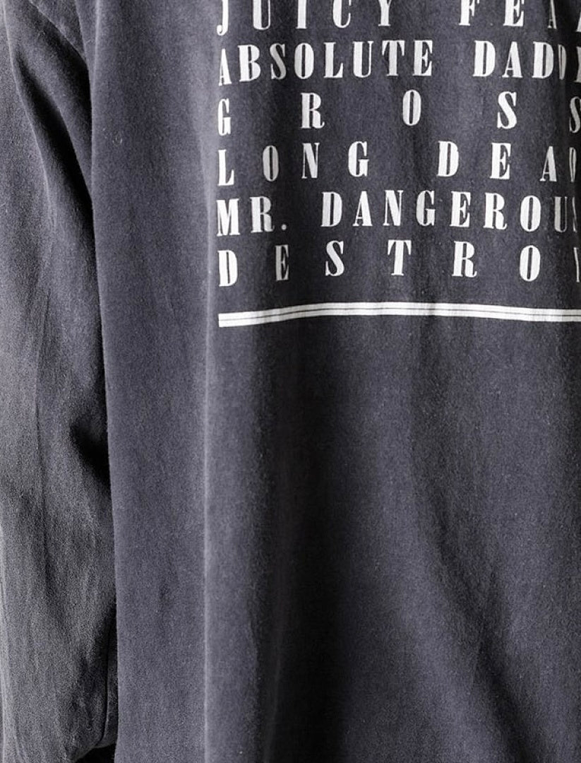 Saint Michael Tempest Graphic & Back Script Sweatshirt