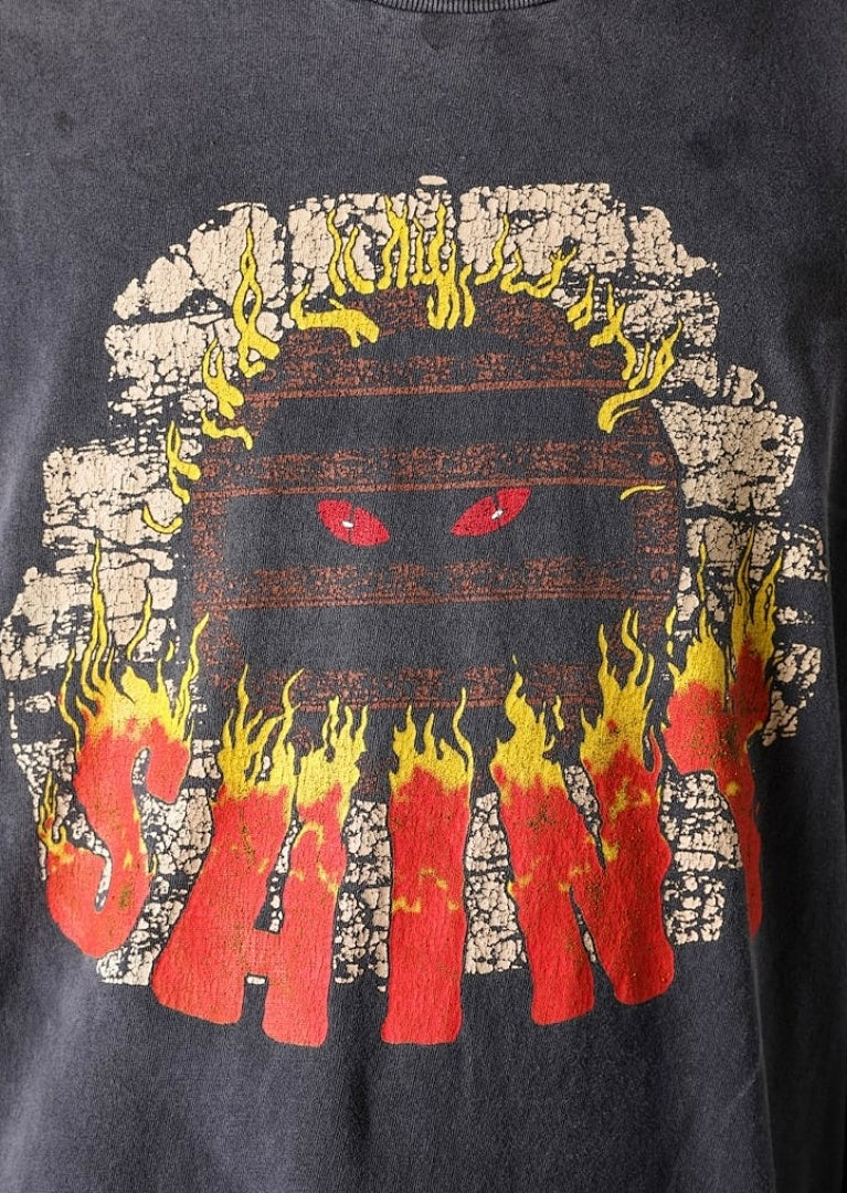 Saint Michael Live In Hell Graphic Vintage Sweatshirt