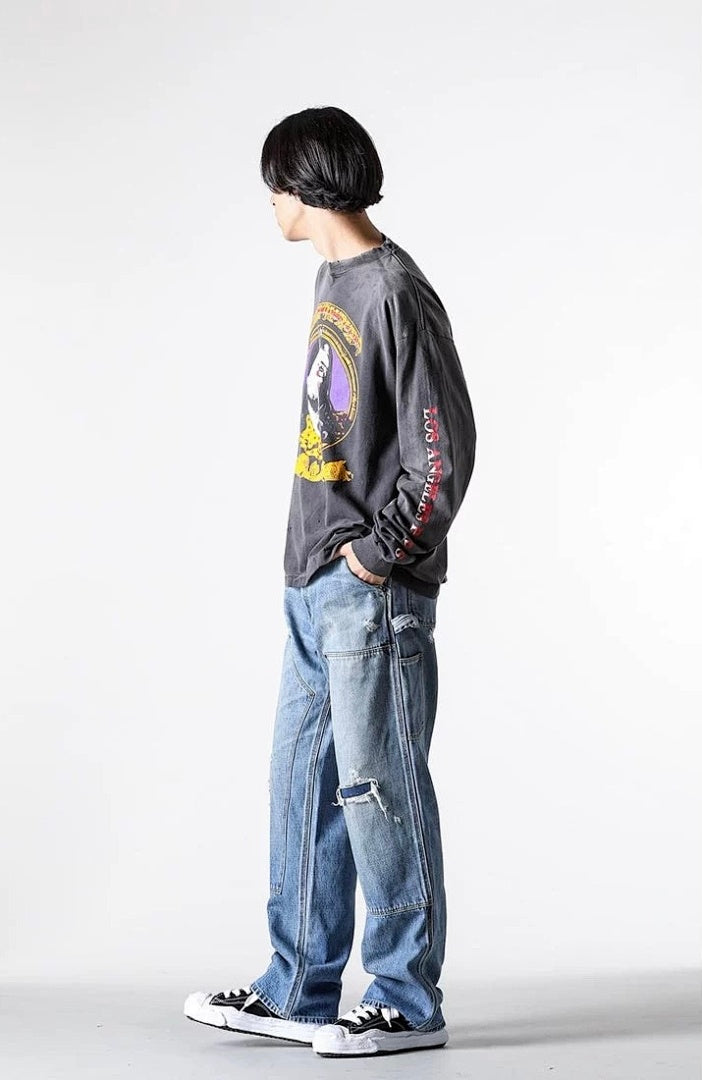 Saint Michael Cross Graphic & Portrait Print Sweatshirt