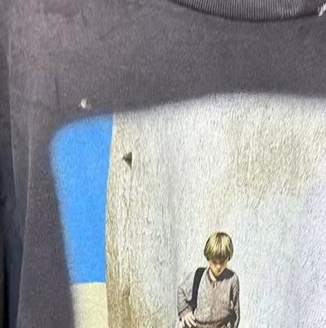 Saint Michael Portrait Graphic & Back Illustration Sweatshirt