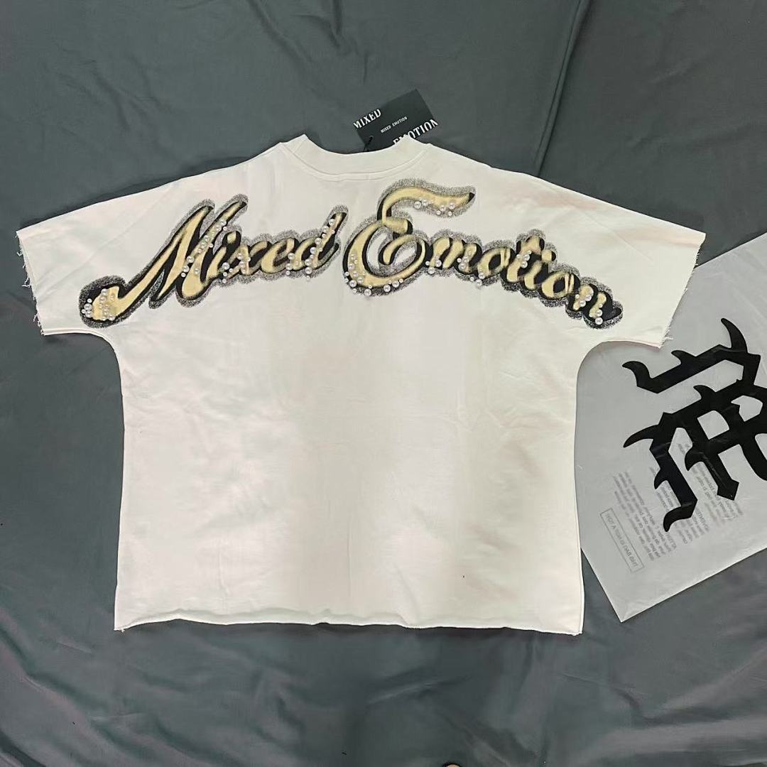 Mixed Emotion Cropped Graphic Tee