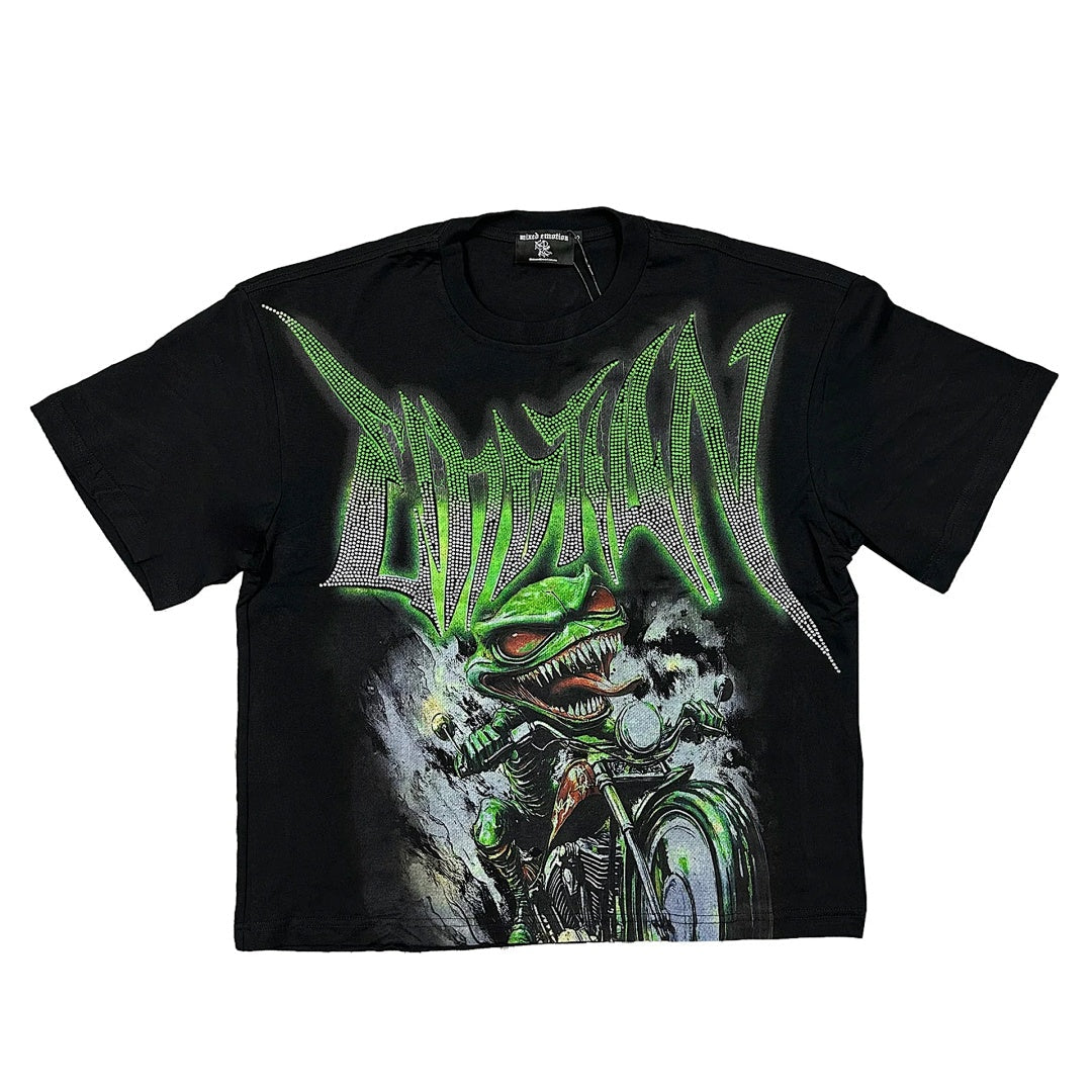 Mixed Emotion Illustrated Graphic Tee
