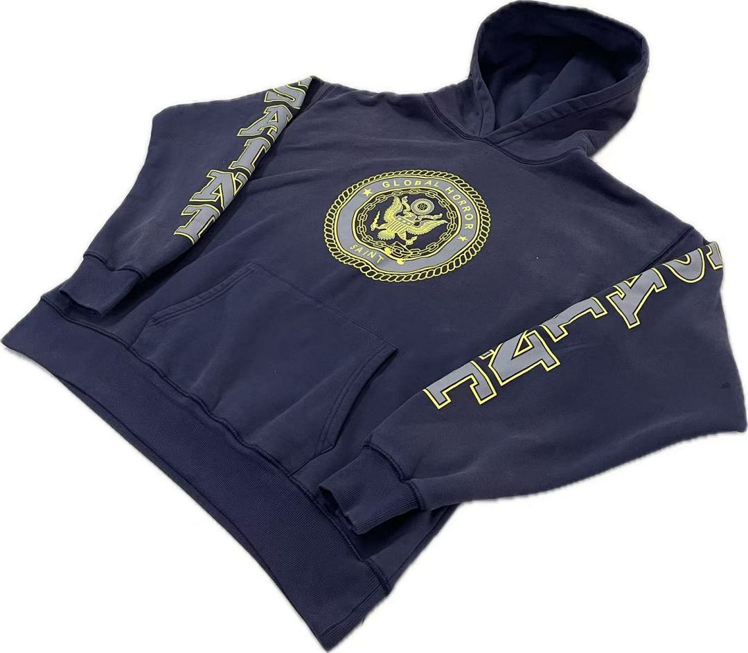 Saint Michael ST1032 Crest Graphic Hoodie