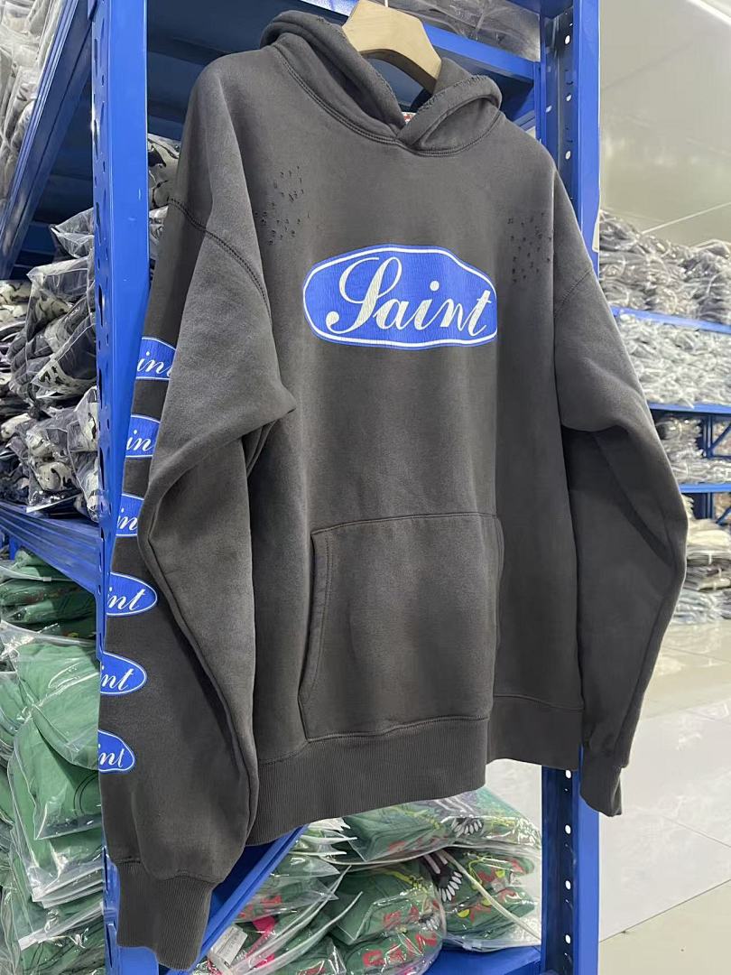 Saint Michael ST1034 Oval Logo Hoodie