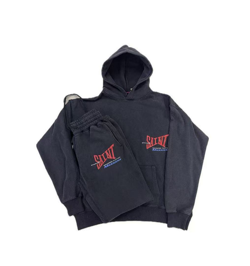 Saint Michael ST1021 Small Front Logo Hoodie