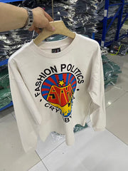 Saint Michael Circular Graphic Badge Print Sweatshirt