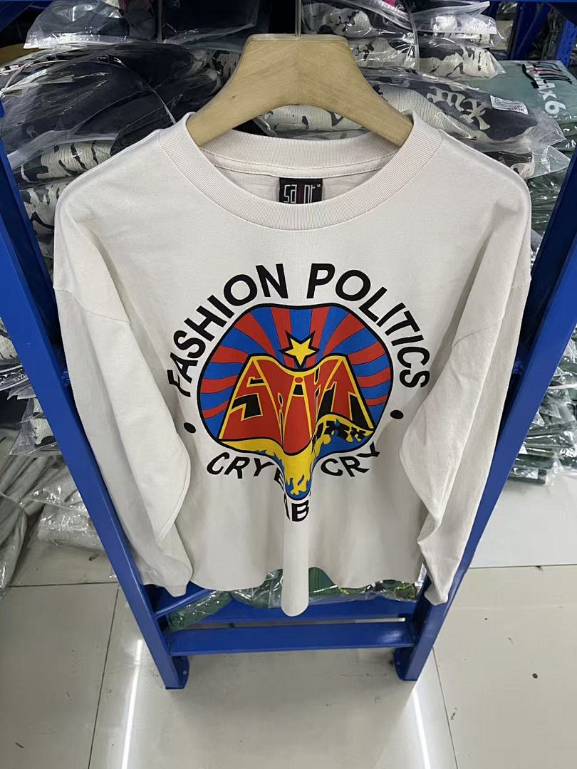 Saint Michael Circular Graphic Badge Print Sweatshirt