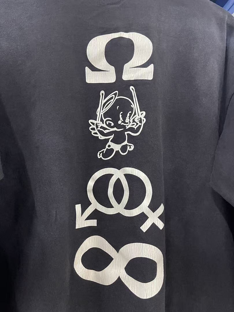 Saint Michael Sword Graphic & Text Long Sleeve Sweatshirt