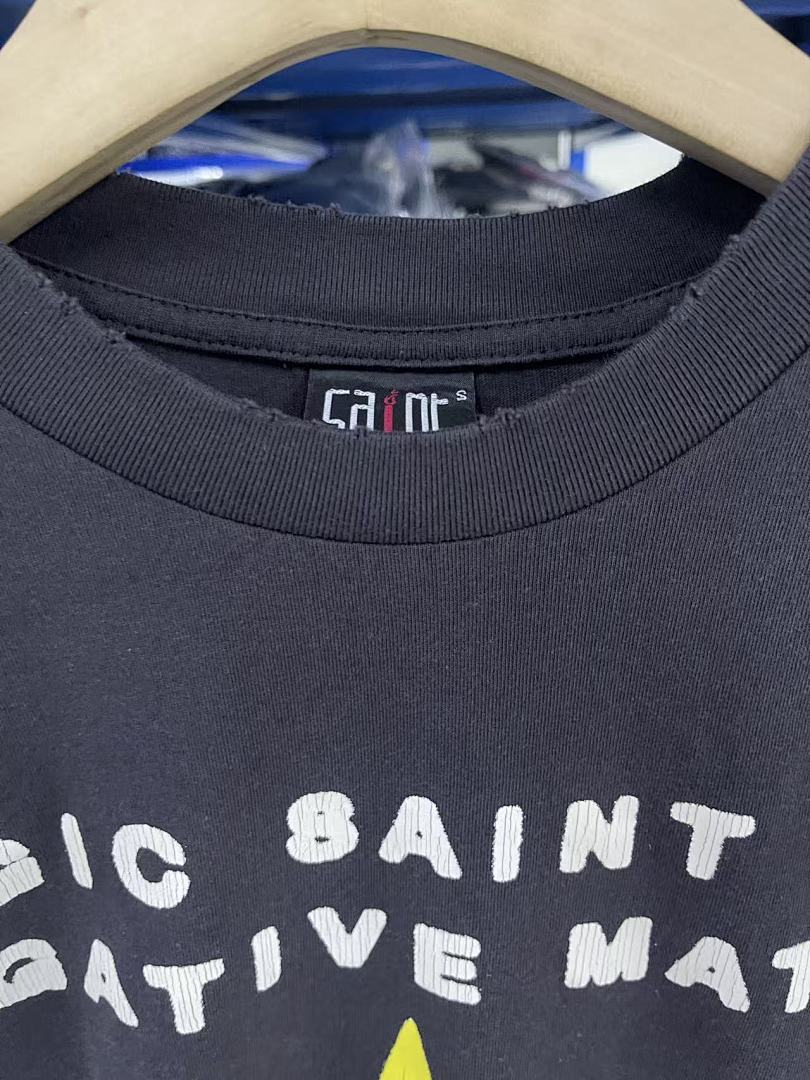 Saint Michael Sword Graphic & Text Long Sleeve Sweatshirt