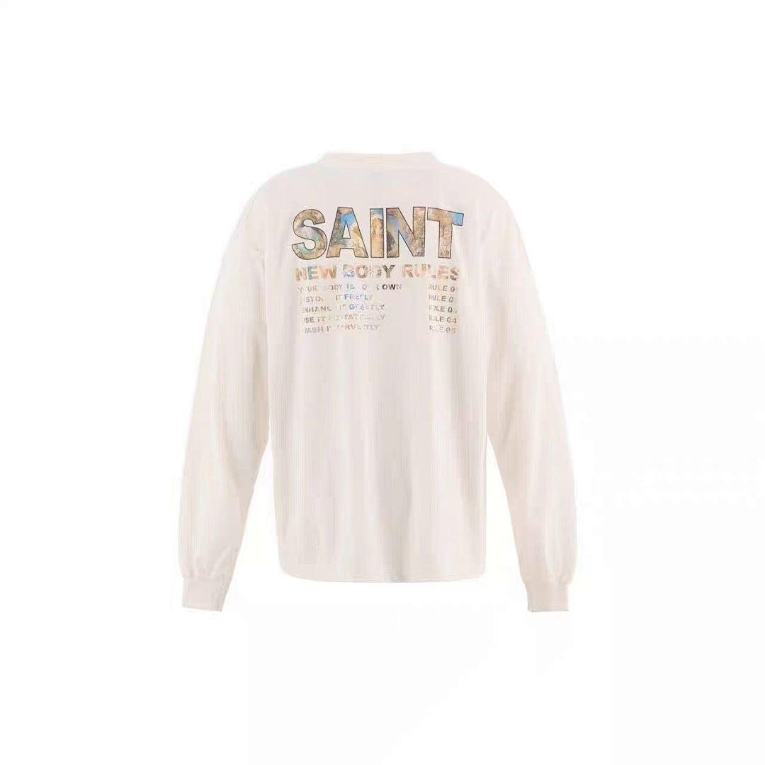 Saint Michael Metallic Arch Logo Vintage Sweatshirt