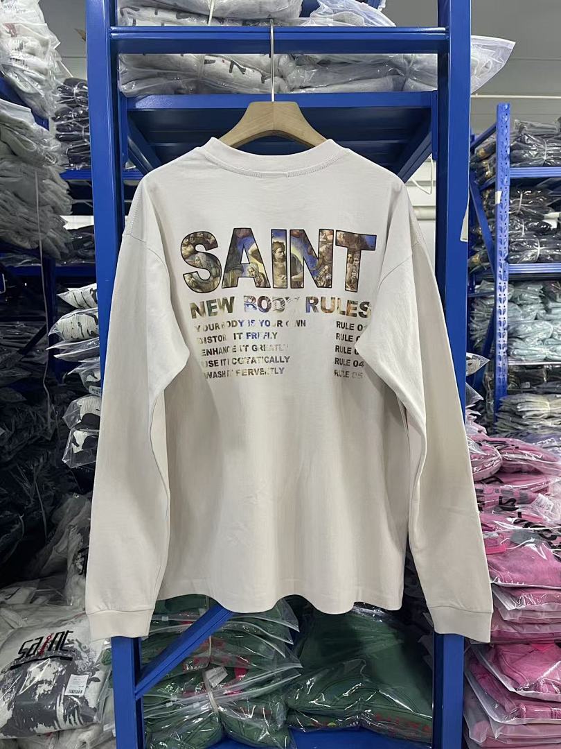 Saint Michael Metallic Arch Logo Vintage Sweatshirt