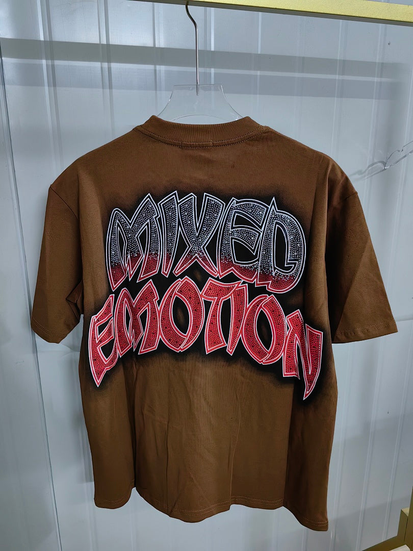 Mixed Emotion Graphic Vintage Tee
