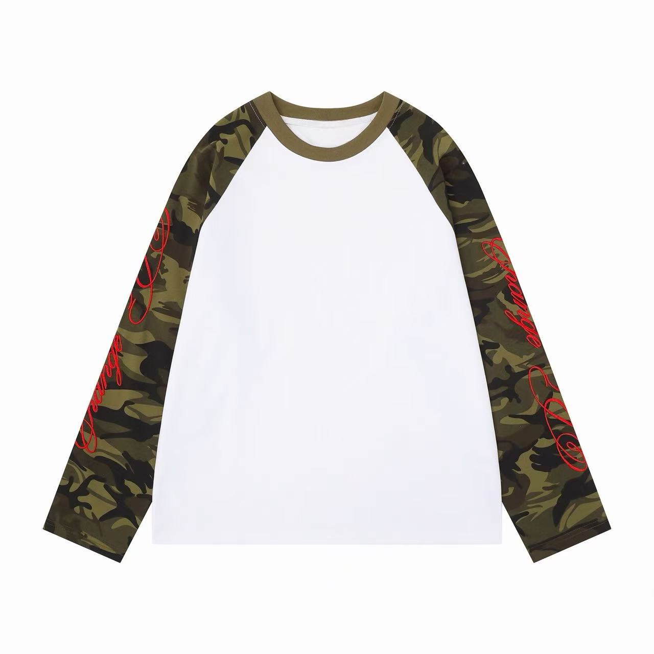 Omirad Camo Sleeve Raglan Long Sleeve Tee